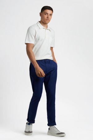 Ben Sherman Everyday Slim Fit Chino Pants Navy | 498GWMCSI