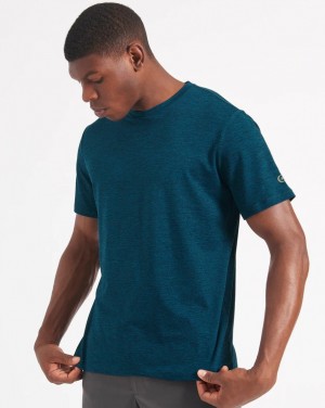 Ben Sherman Performance Stretch Marl Heather T-Shirt Navy | 312IFZLWB