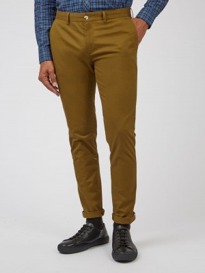 Ben Sherman Signature Skinny Stretch Chino Pants Brown | 547DOSXWV