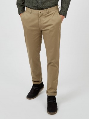 Ben Sherman Signature Slim Stretch Chino Pants Grey | 027NRZWJM