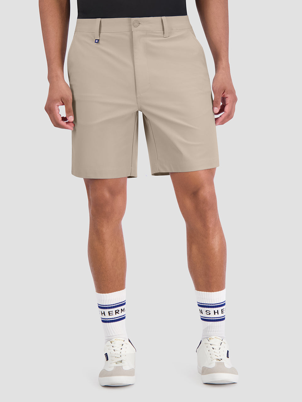 Ben Sherman 4Way Stretch Tech Shorts Khaki | 478CSWVMJ