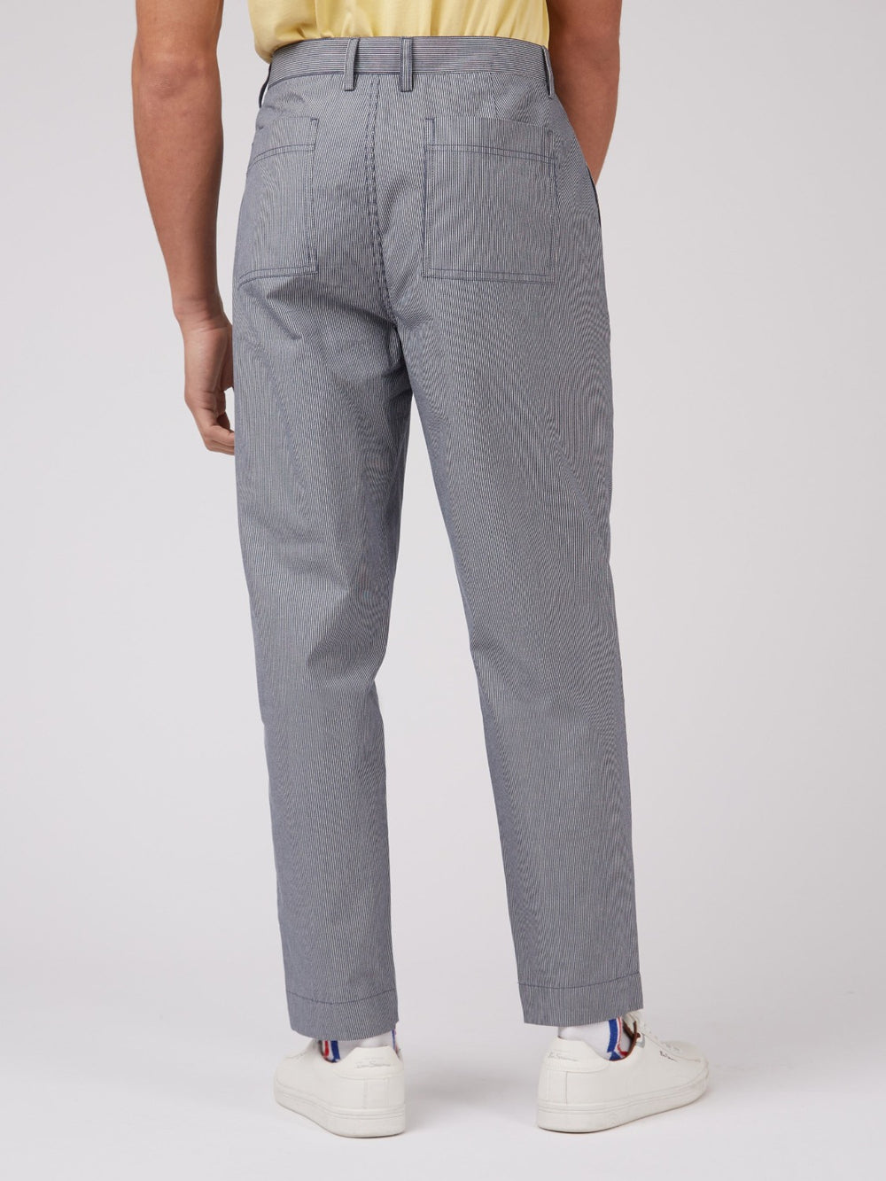 Ben Sherman B by Ben Sherman Cotton Taper Pants Blue Grey | 391DSLQIA