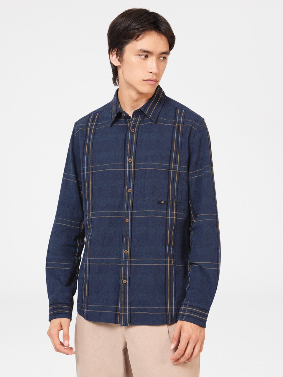 Ben Sherman B by Ben Sherman Indigo Check Shirts Indigo | 845HOZXSJ