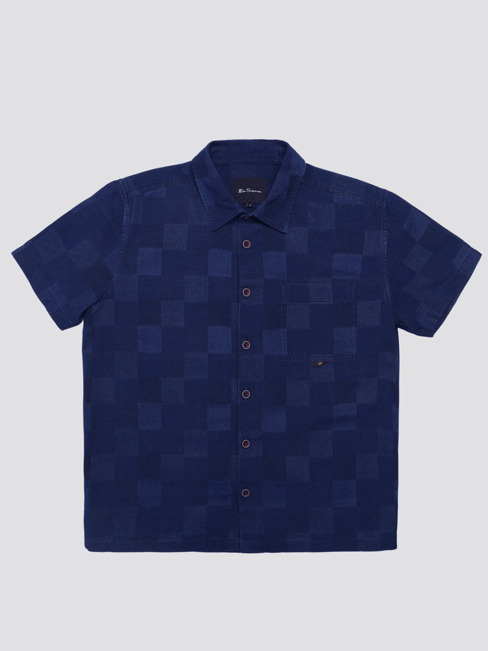 Ben Sherman B by Ben Sherman Indigo Check Shirts Navy | 384GQDXCZ