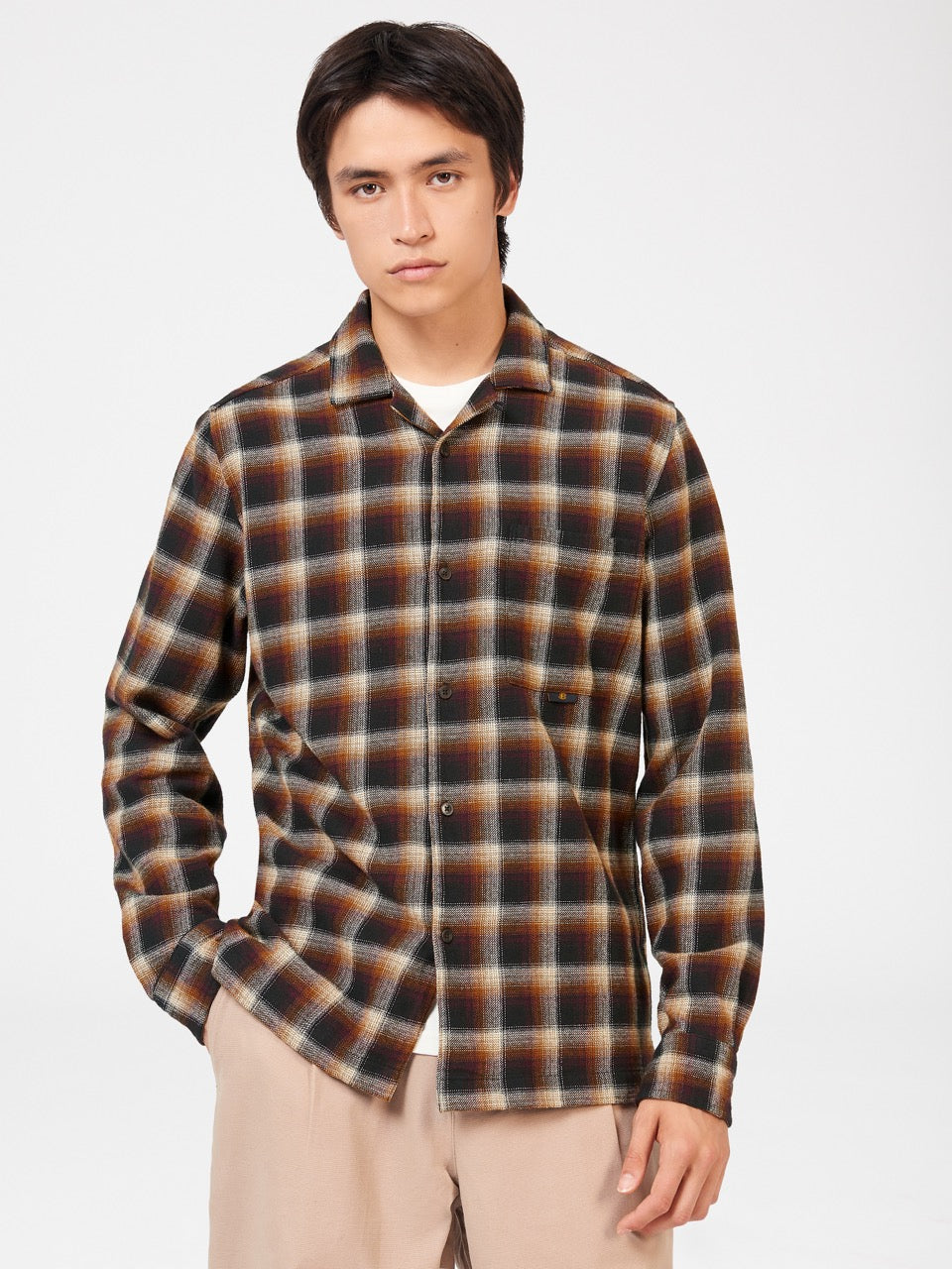 Ben Sherman B by Ben Sherman Ombre Check Shirts Brown | 379LHRTBS