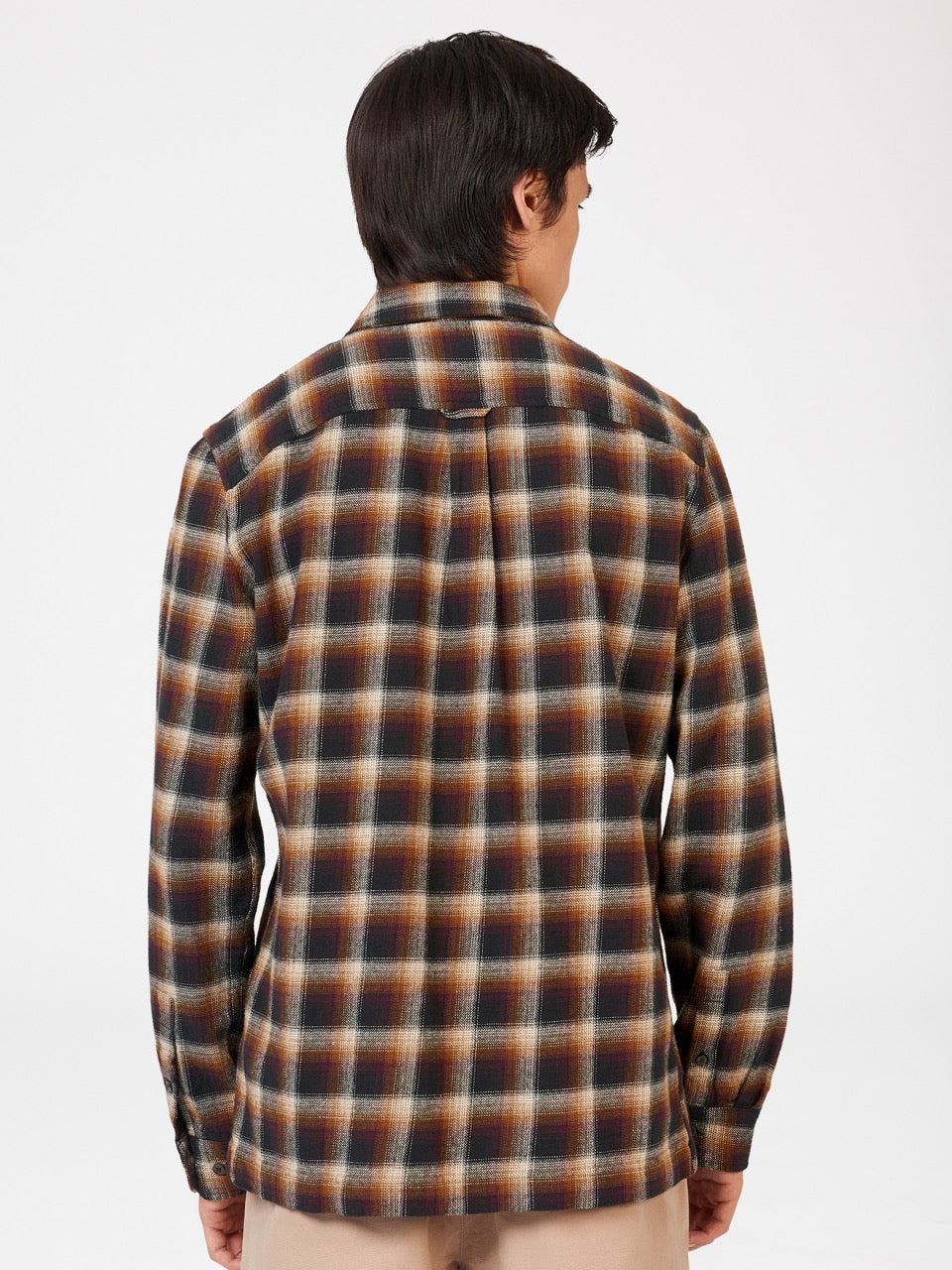 Ben Sherman B by Ben Sherman Ombre Check Shirts Brown | 379LHRTBS