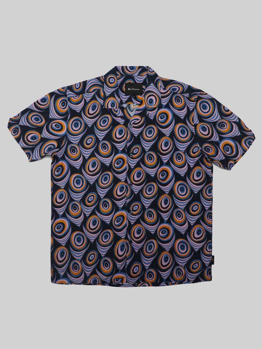 Ben Sherman B by Ben Sherman Psychedelic Print Shirts Purple | 342GDZMBY