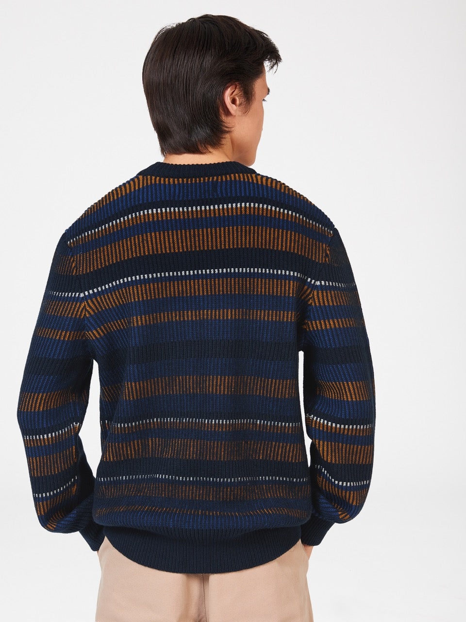 Ben Sherman B by Ben Sherman Stripe Knitwear Navy | 437FOLRKP