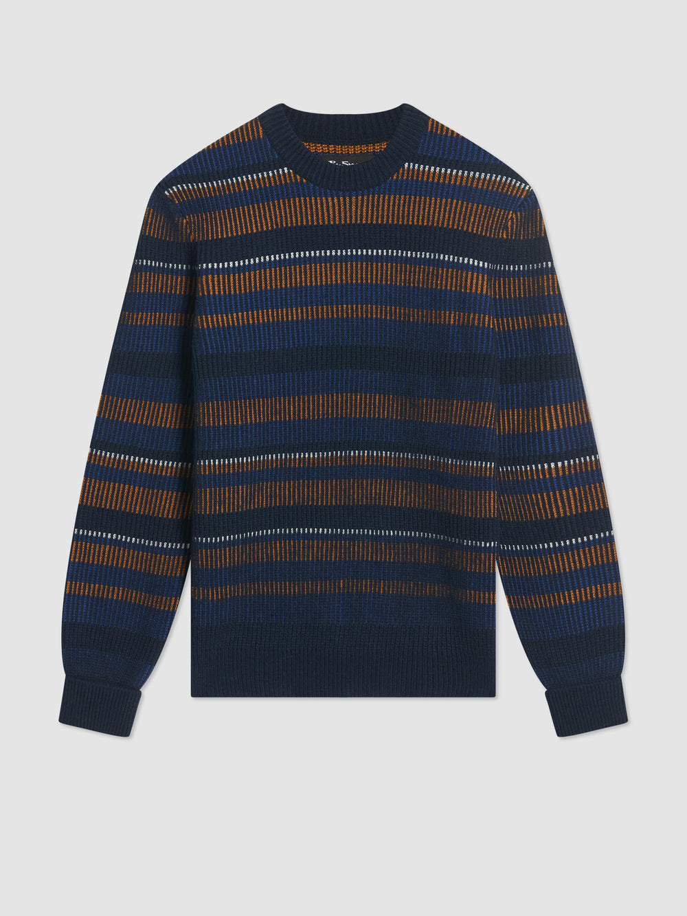 Ben Sherman B by Ben Sherman Stripe Knitwear Navy | 437FOLRKP