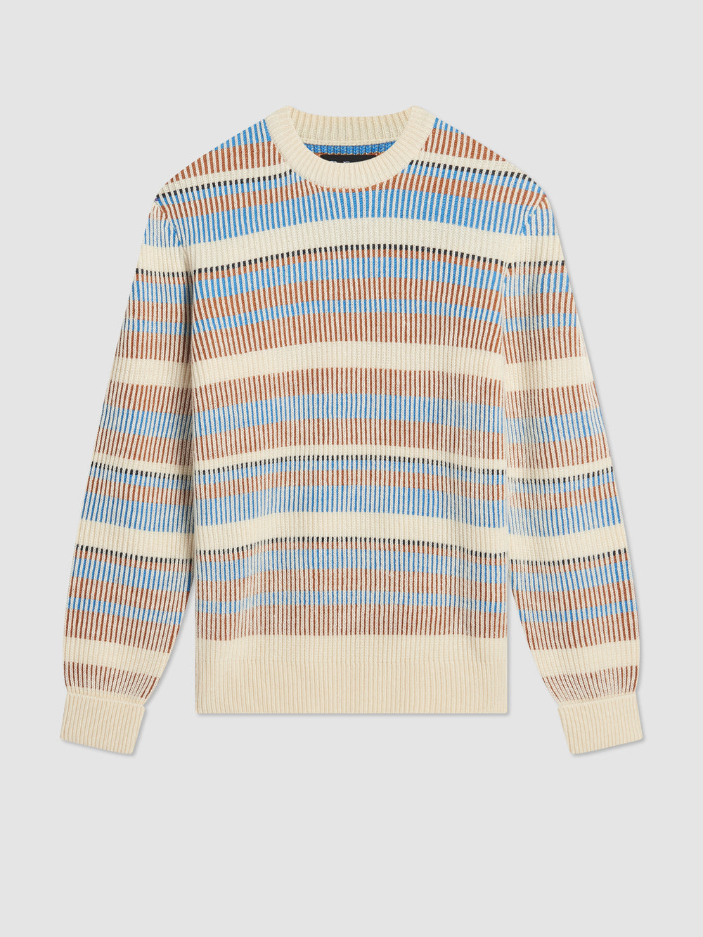 Ben Sherman B by Ben Sherman Stripe Knitwear White | 734XFRLWN