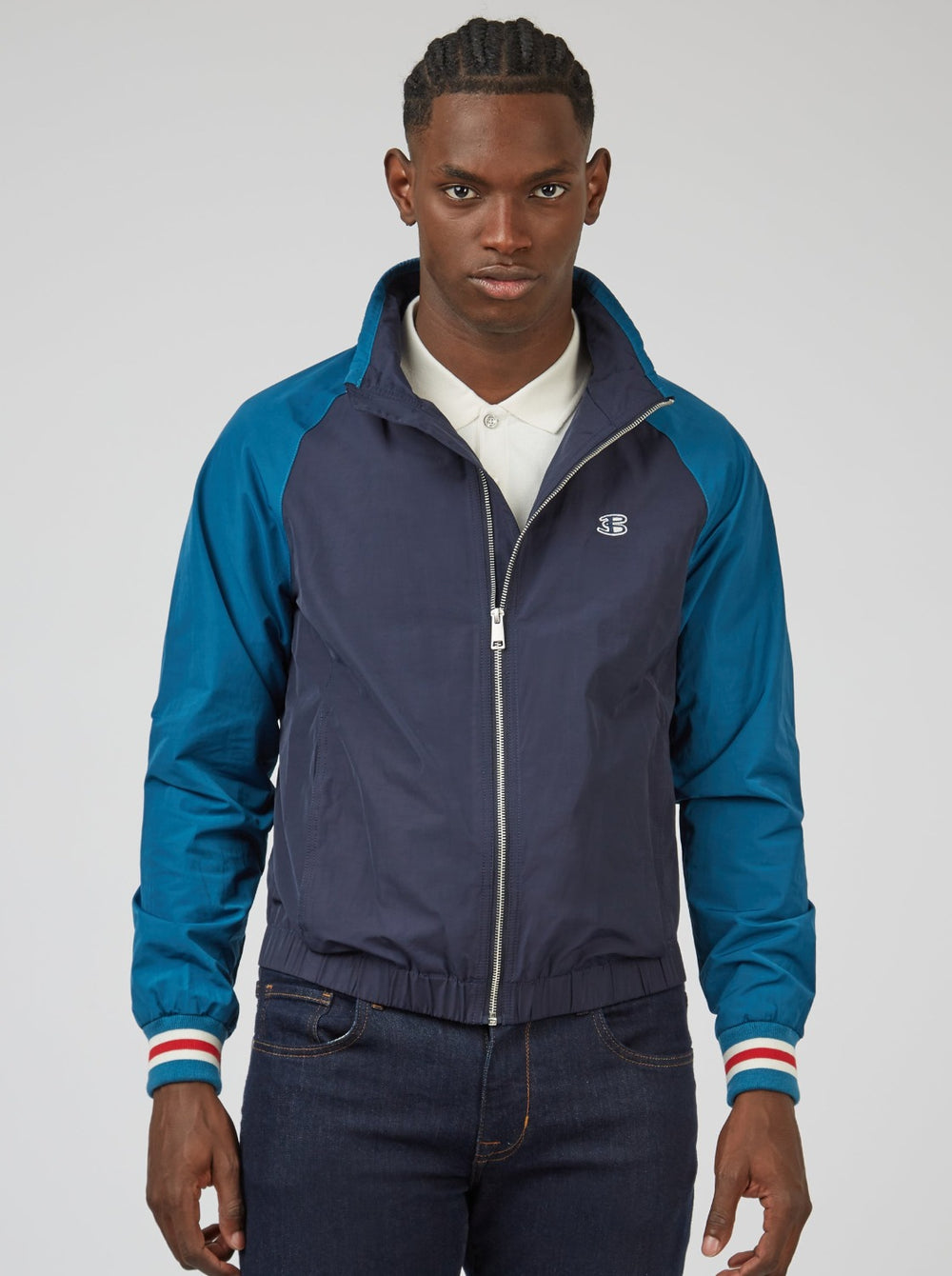 Ben Sherman B by Ben Sherman Waterproof Sport Jackets Blue | 652JFSAZN