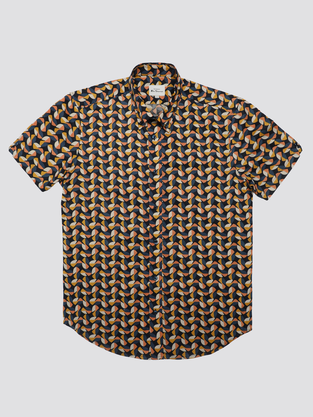 Ben Sherman Bahaus Geo Shirts Yellow | 932EIMLFU