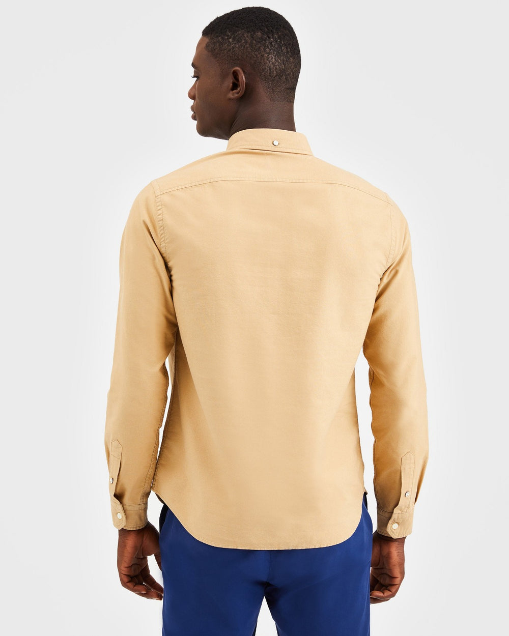 Ben Sherman Beatnik Oxford Garment Dye Shirts Khaki | 213IHRETJ