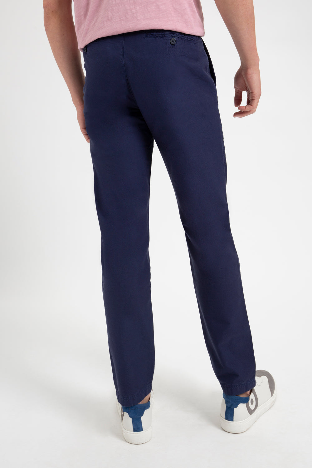 Ben Sherman Beatnik Oxford Slim Taper Garment Dye Chino Pants Navy | 516QSDOWB