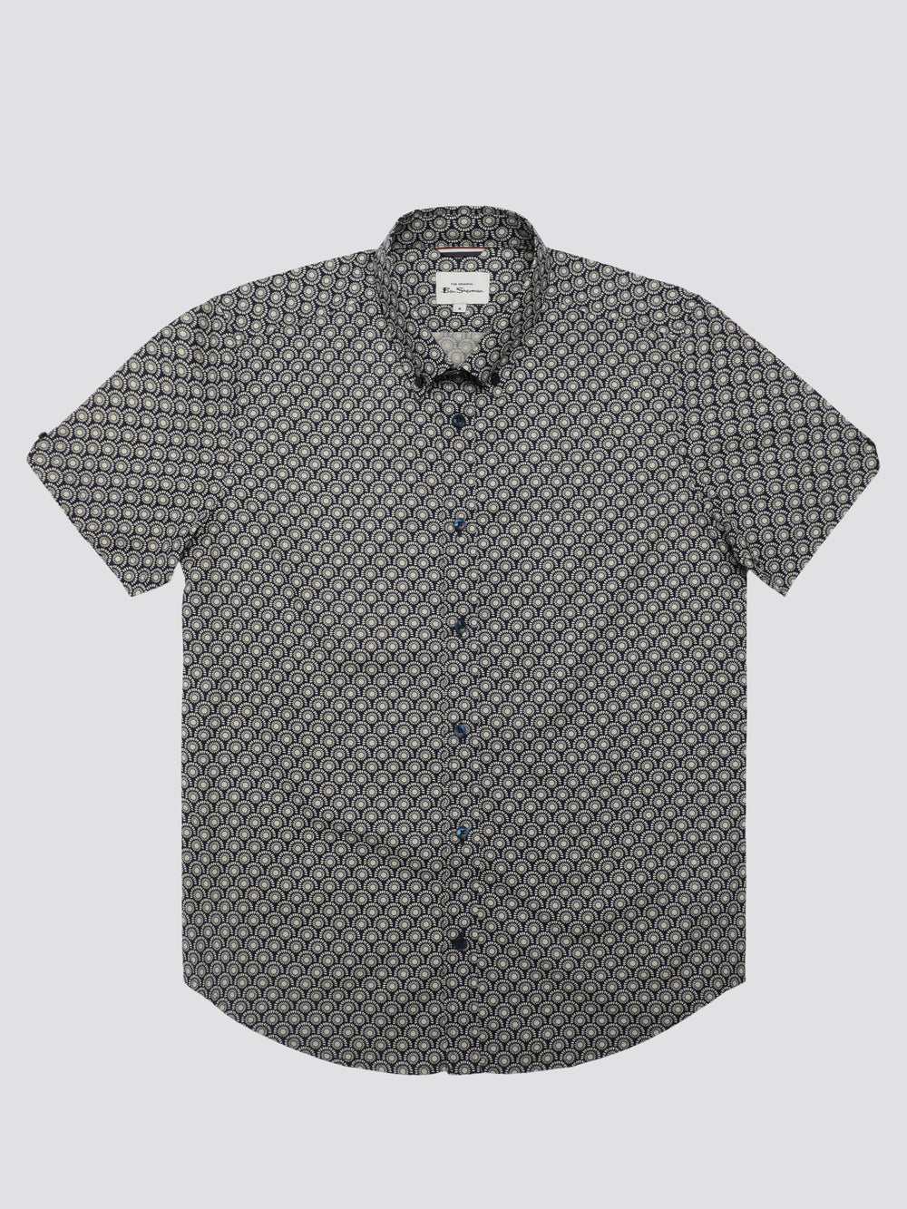 Ben Sherman Block Geo Shirts Grey | 851OIRPYE