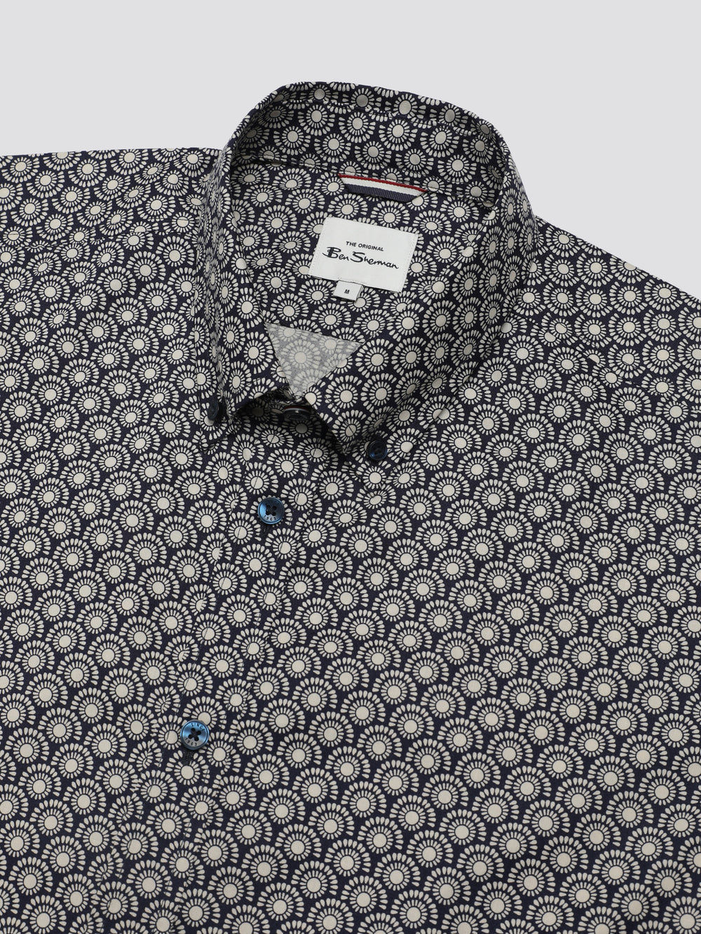 Ben Sherman Block Geo Shirts Grey | 851OIRPYE