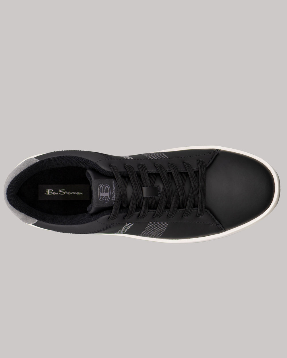 Ben Sherman Boxwell Sneakers Black / White / Grey | 134NWBAXC