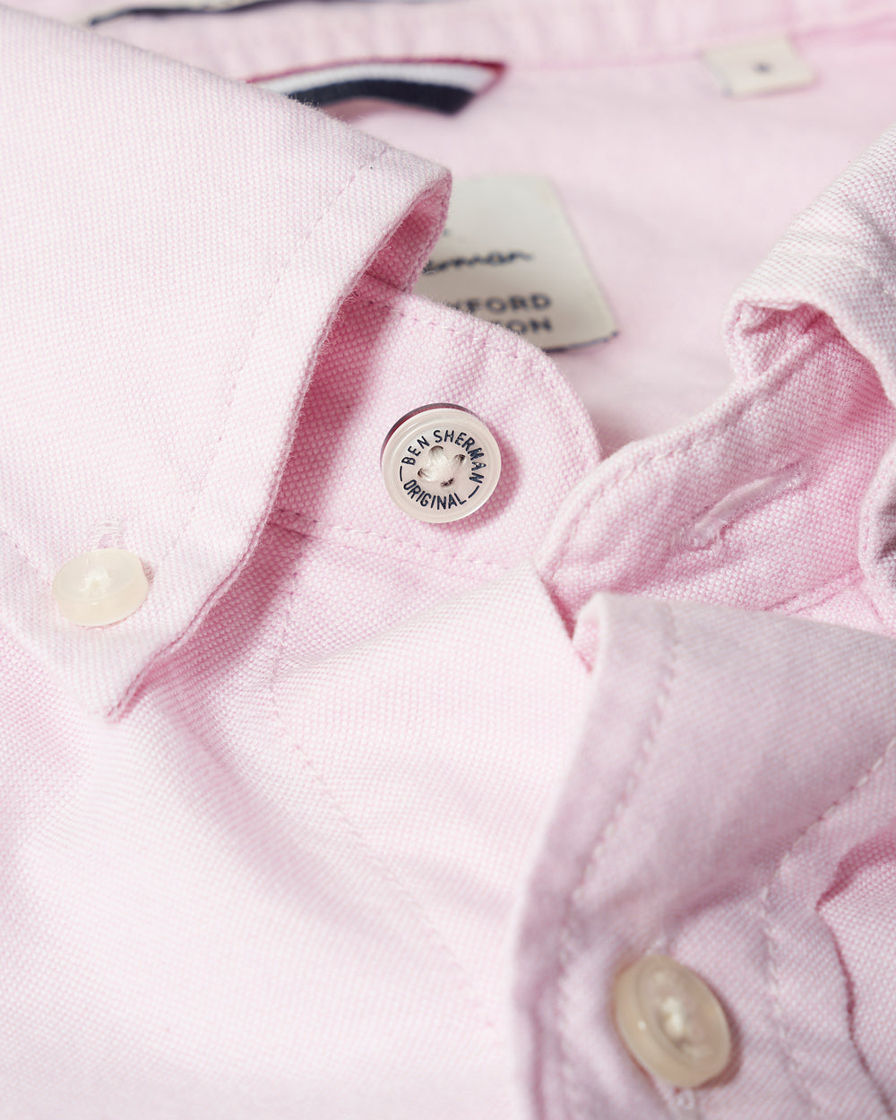 Ben Sherman Brighton Oxford Organic Shirts Pink | 085PKDSYT