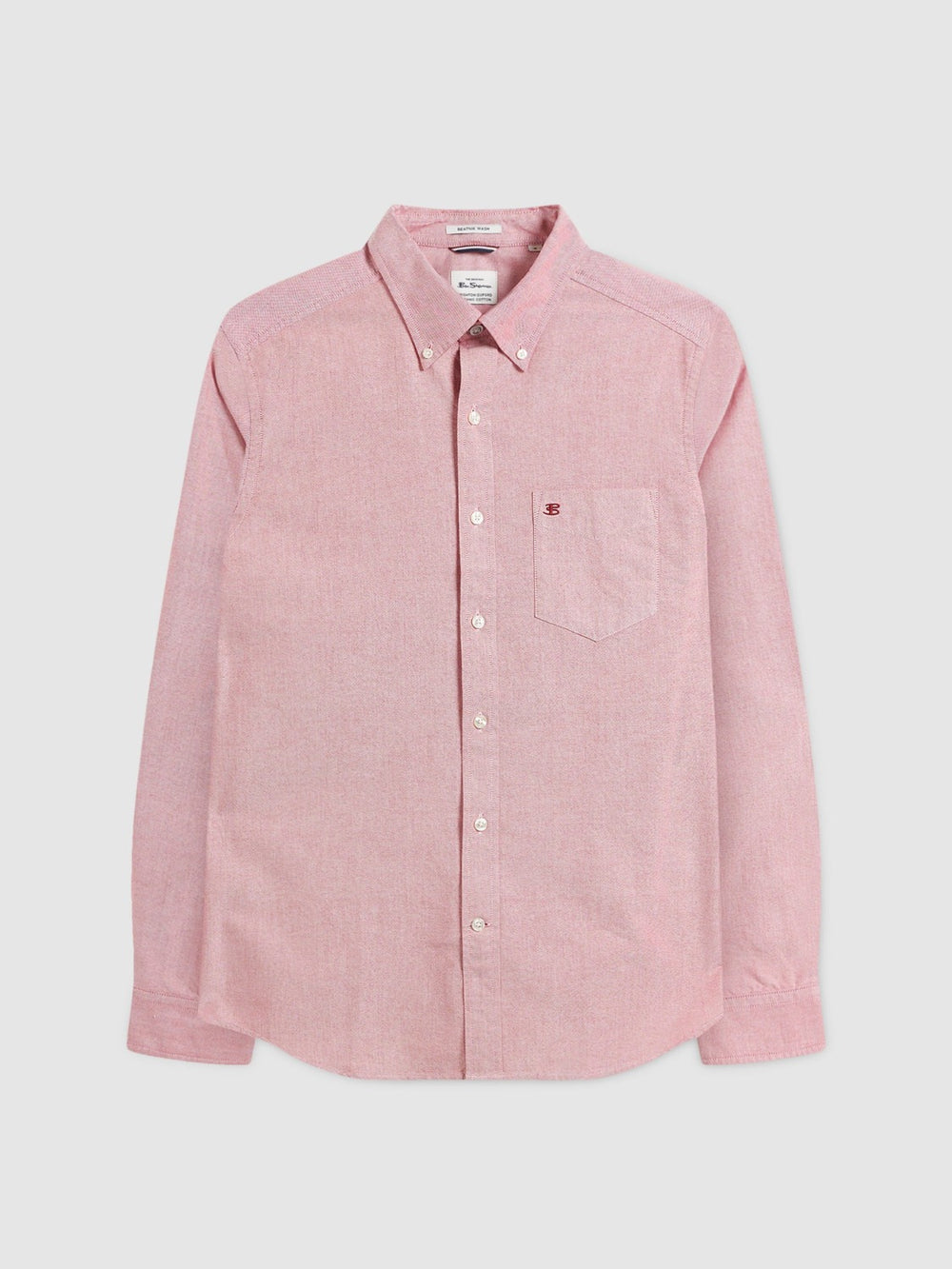 Ben Sherman Brighton Oxford Organic Shirts Light Red | 297BJTNDC