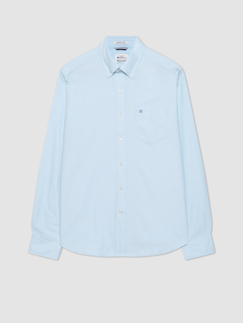 Ben Sherman Brighton Oxford Organic Shirts Blue | 364FWKHZA