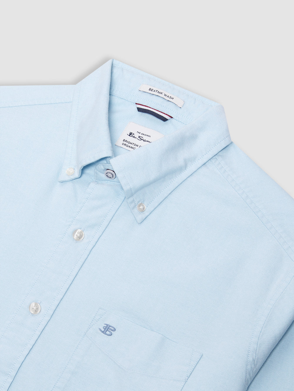 Ben Sherman Brighton Oxford Organic Shirts Blue | 364FWKHZA