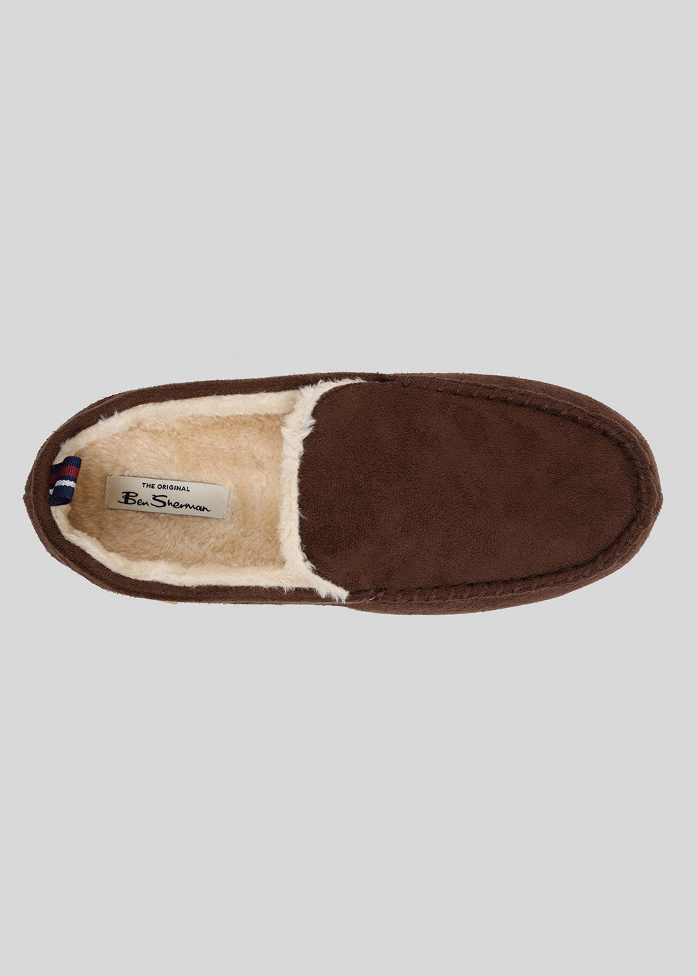 Ben Sherman Casa Cartegena Moccasin Slipper Brown | 729USCWJB