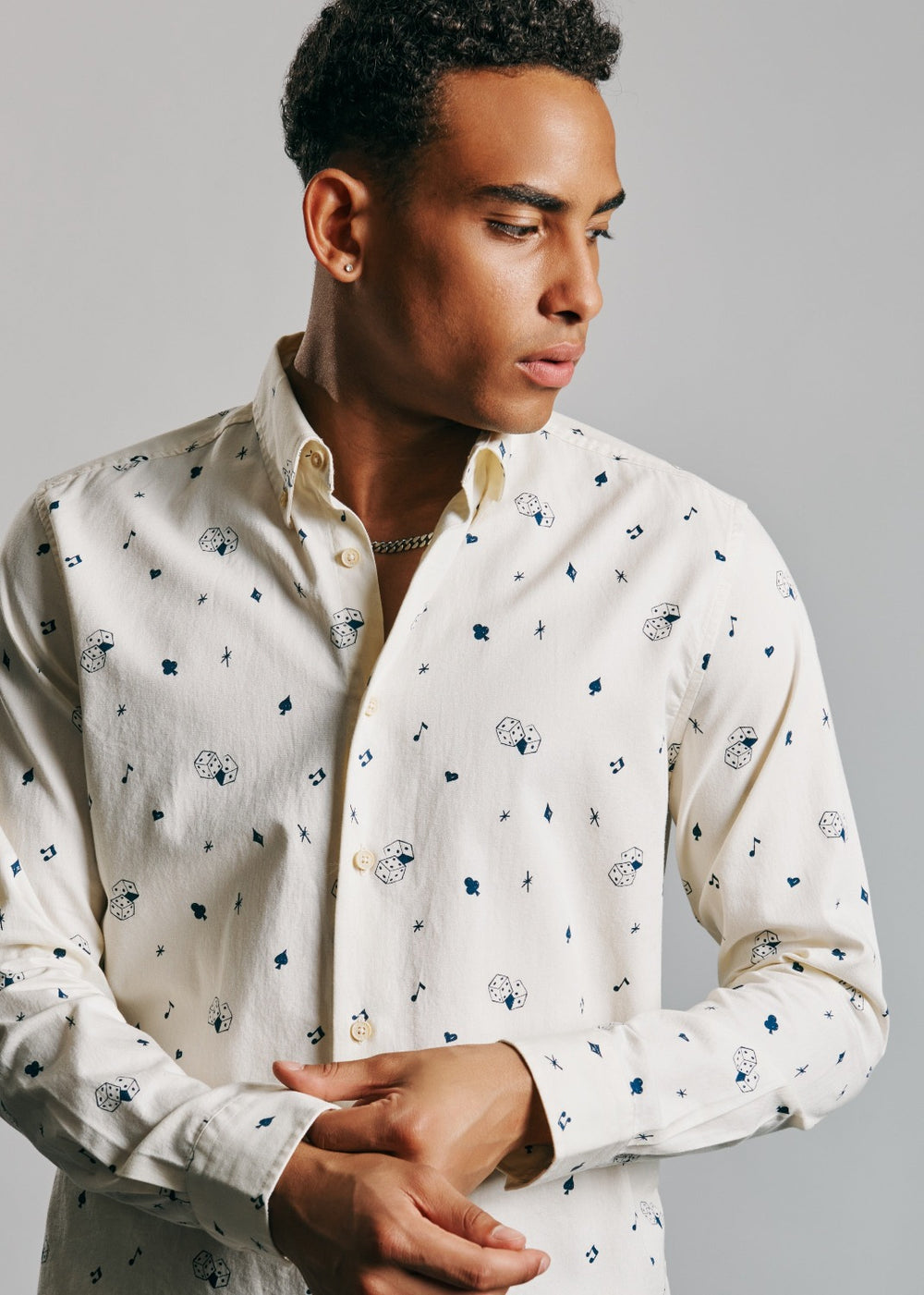 Ben Sherman Conversational Icon Shirts White | 940BYQZKL