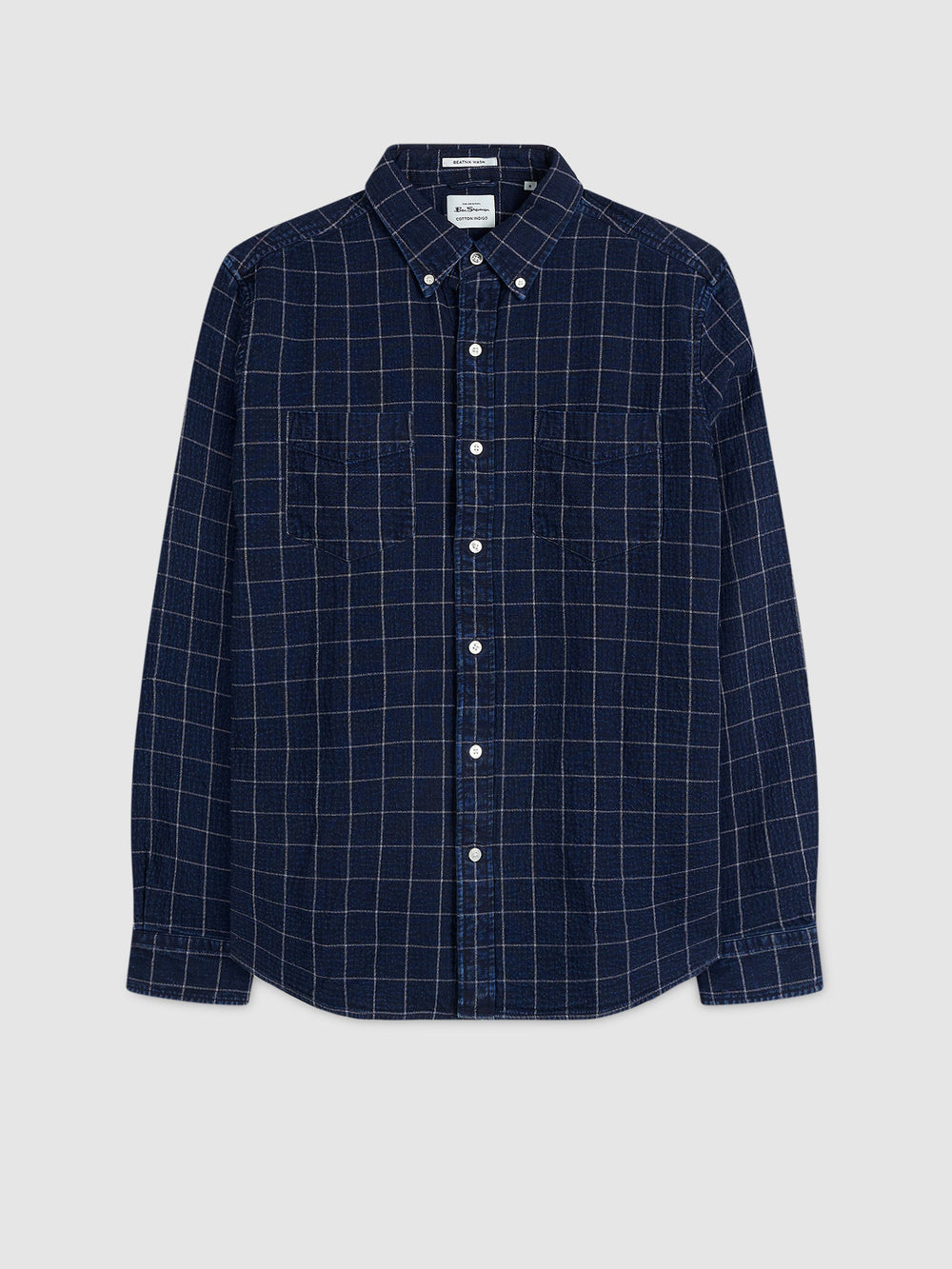 Ben Sherman Dalston Blues Beatnik Shirts Indigo | 978NMGRFU