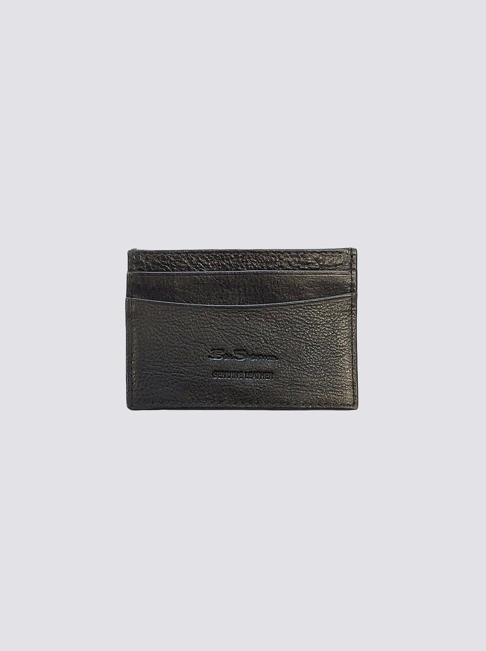 Ben Sherman Koki Leather Card Holder Wallets Black | 014THJSDP