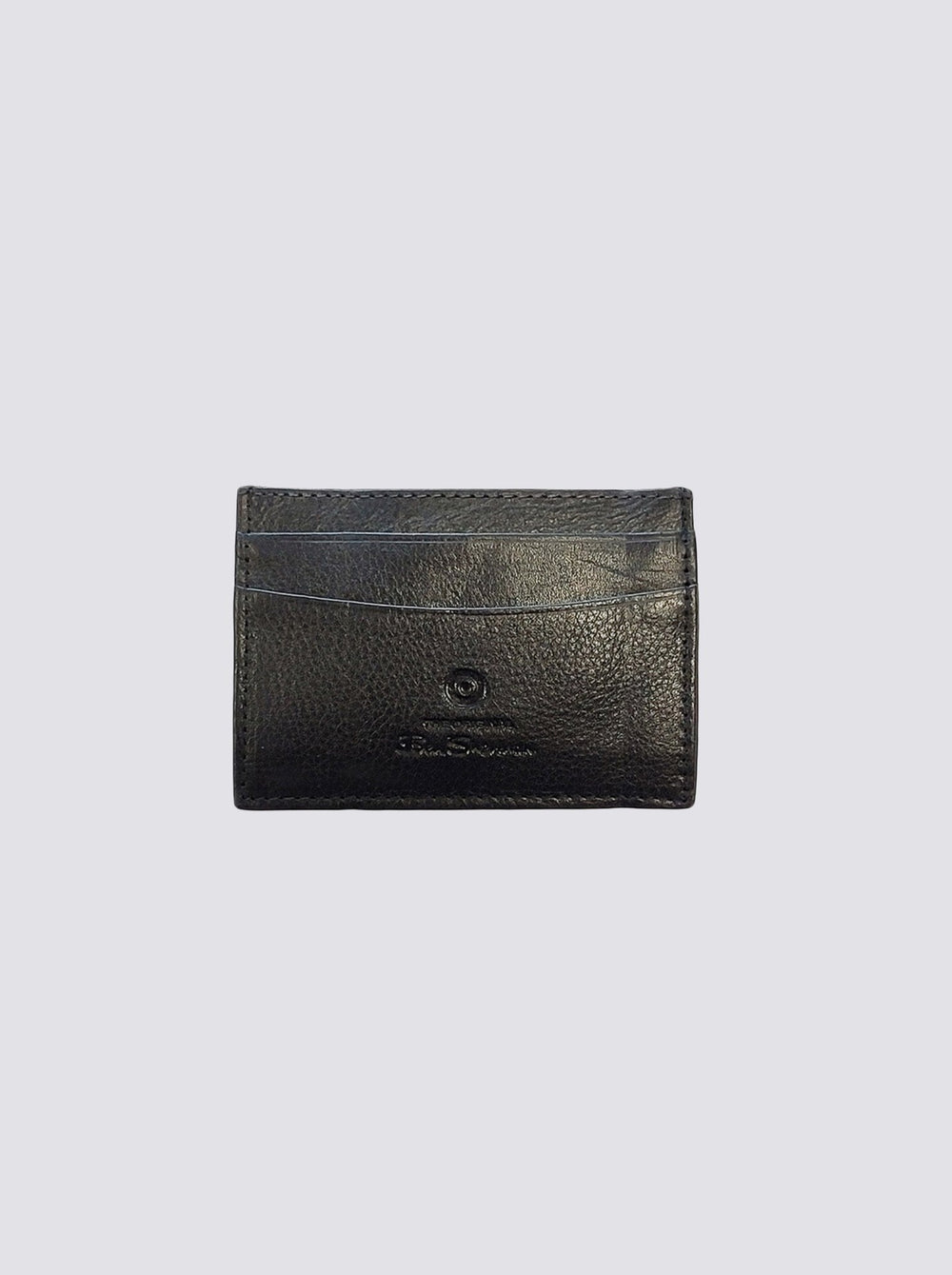 Ben Sherman Koki Leather Card Holder Wallets Black | 014THJSDP