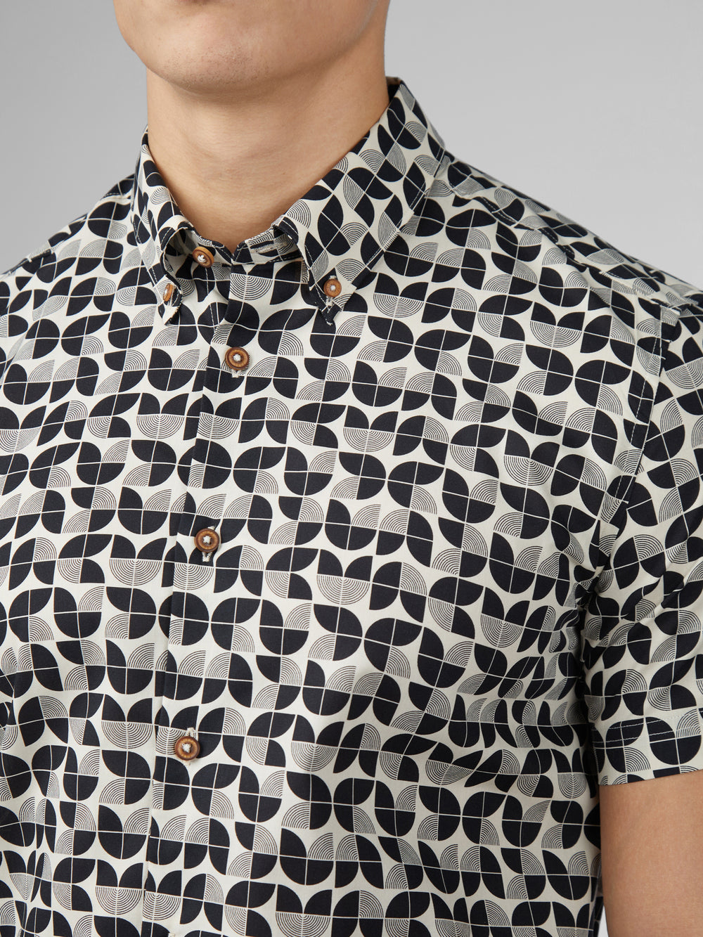 Ben Sherman Linear Shirts Black | 278KGJVMC