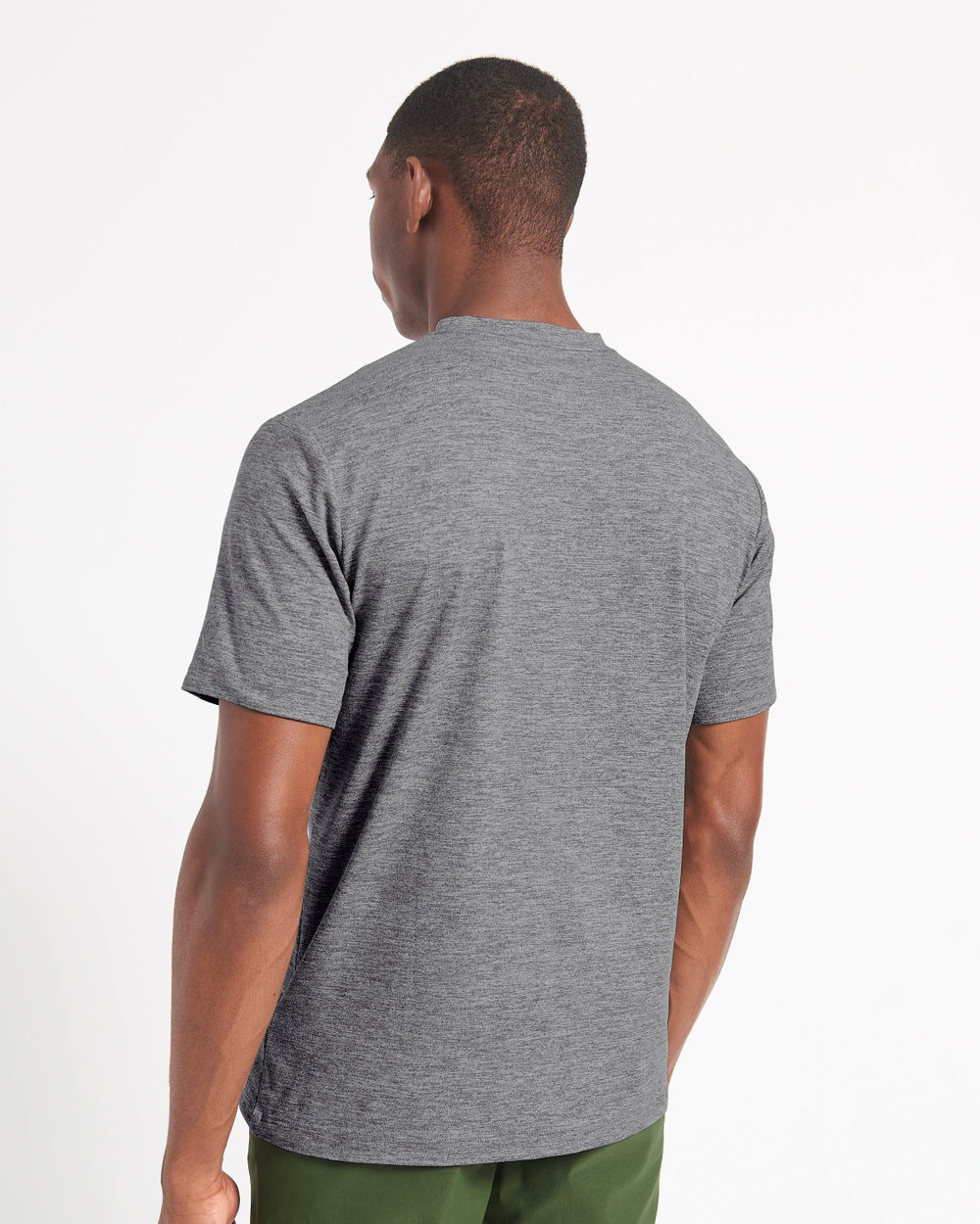 Ben Sherman Performance Stretch Marl T-Shirt Grey | 264TPKICX