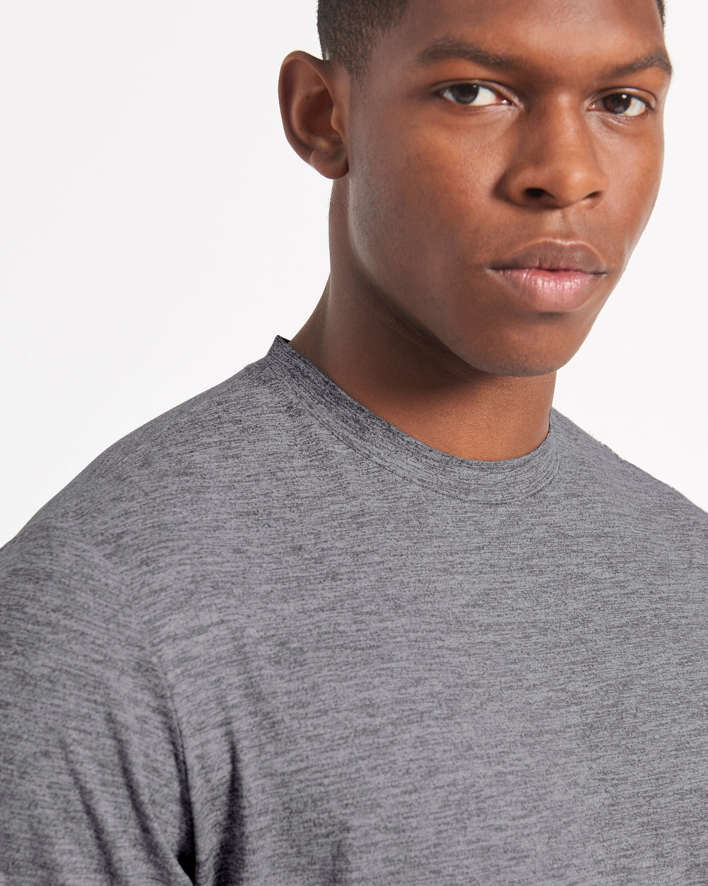 Ben Sherman Performance Stretch Marl T-Shirt Grey | 264TPKICX