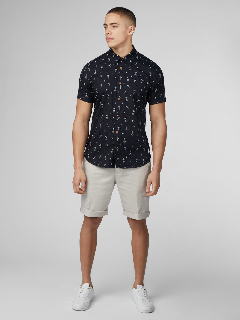 Ben Sherman Scattered Shirts Black | 053IRXBTO