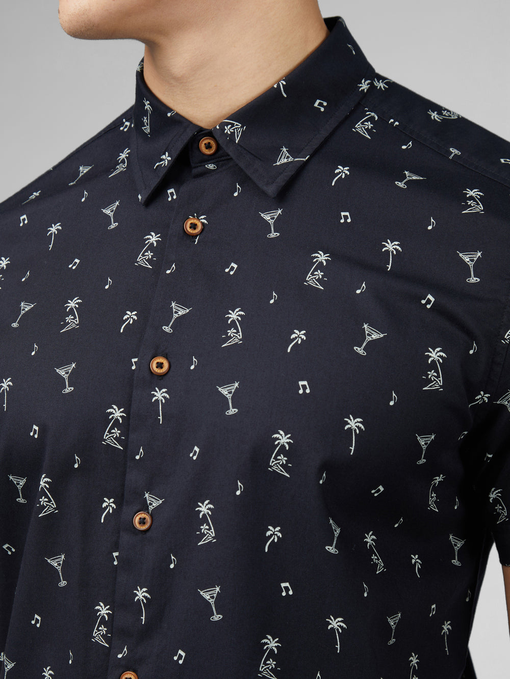 Ben Sherman Scattered Shirts Black | 053IRXBTO