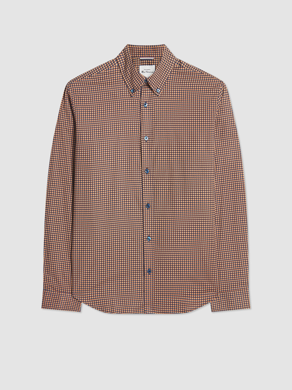 Ben Sherman Signature Chevron Shirts Orange | 301ISMCOB