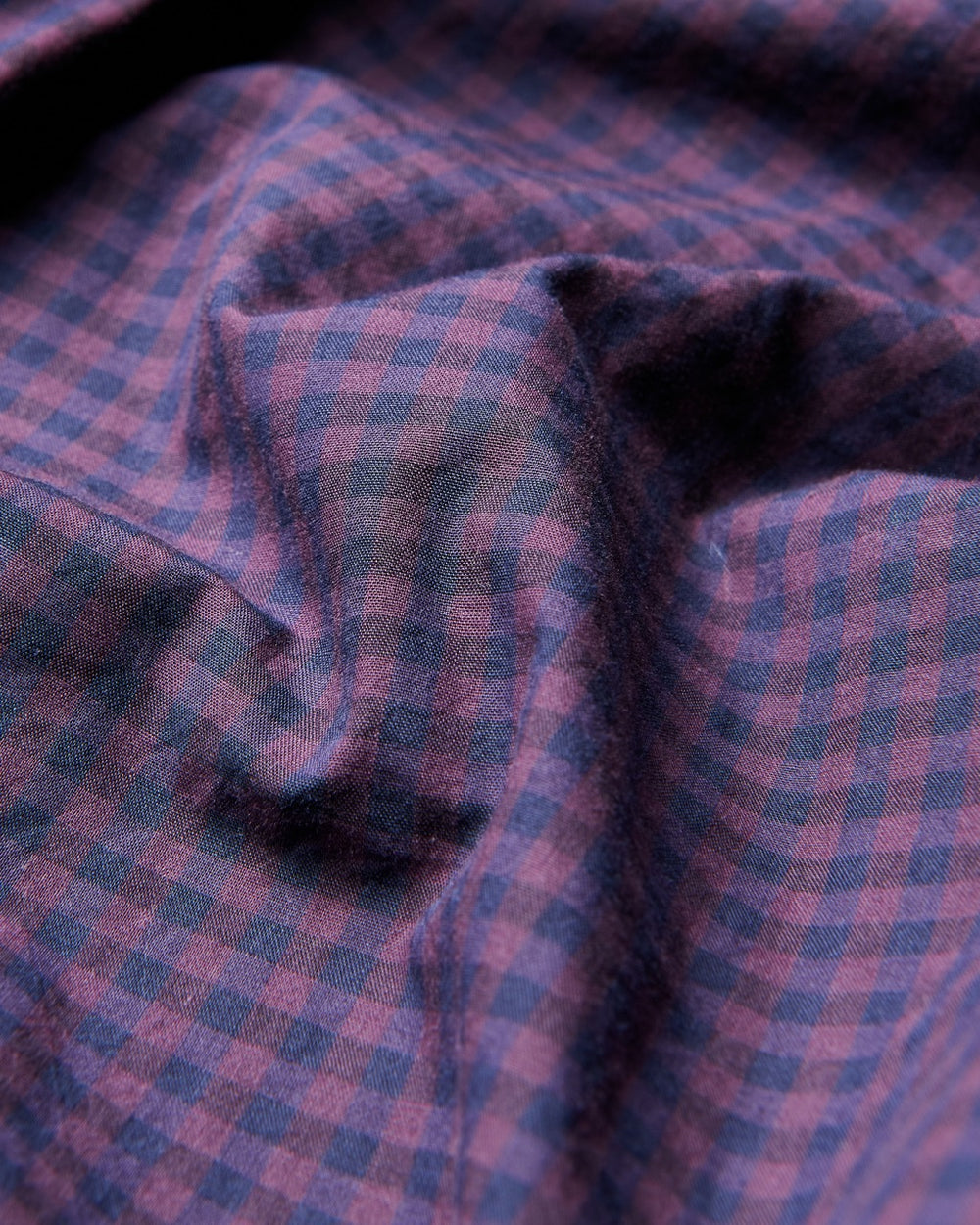 Ben Sherman Signature Gingham Long-Sleeve Shirts Purple | 563NFSOEM