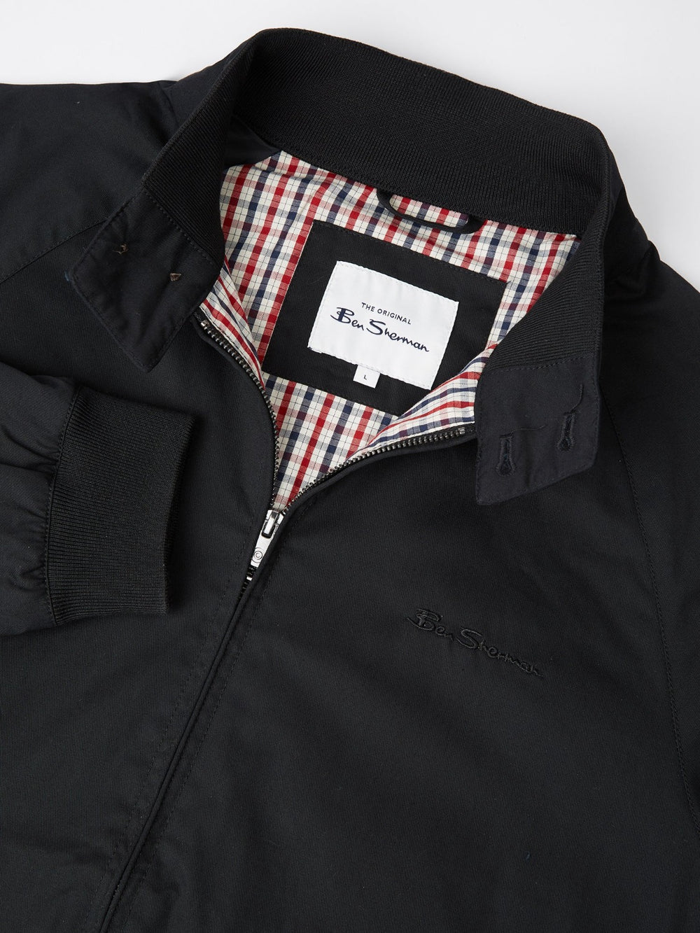 Ben Sherman Signature Harrington Jackets Black | 425LOEXCR