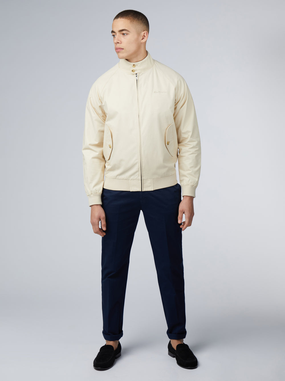 Ben Sherman Signature Harrington Jackets Cream | 256FIRHPO