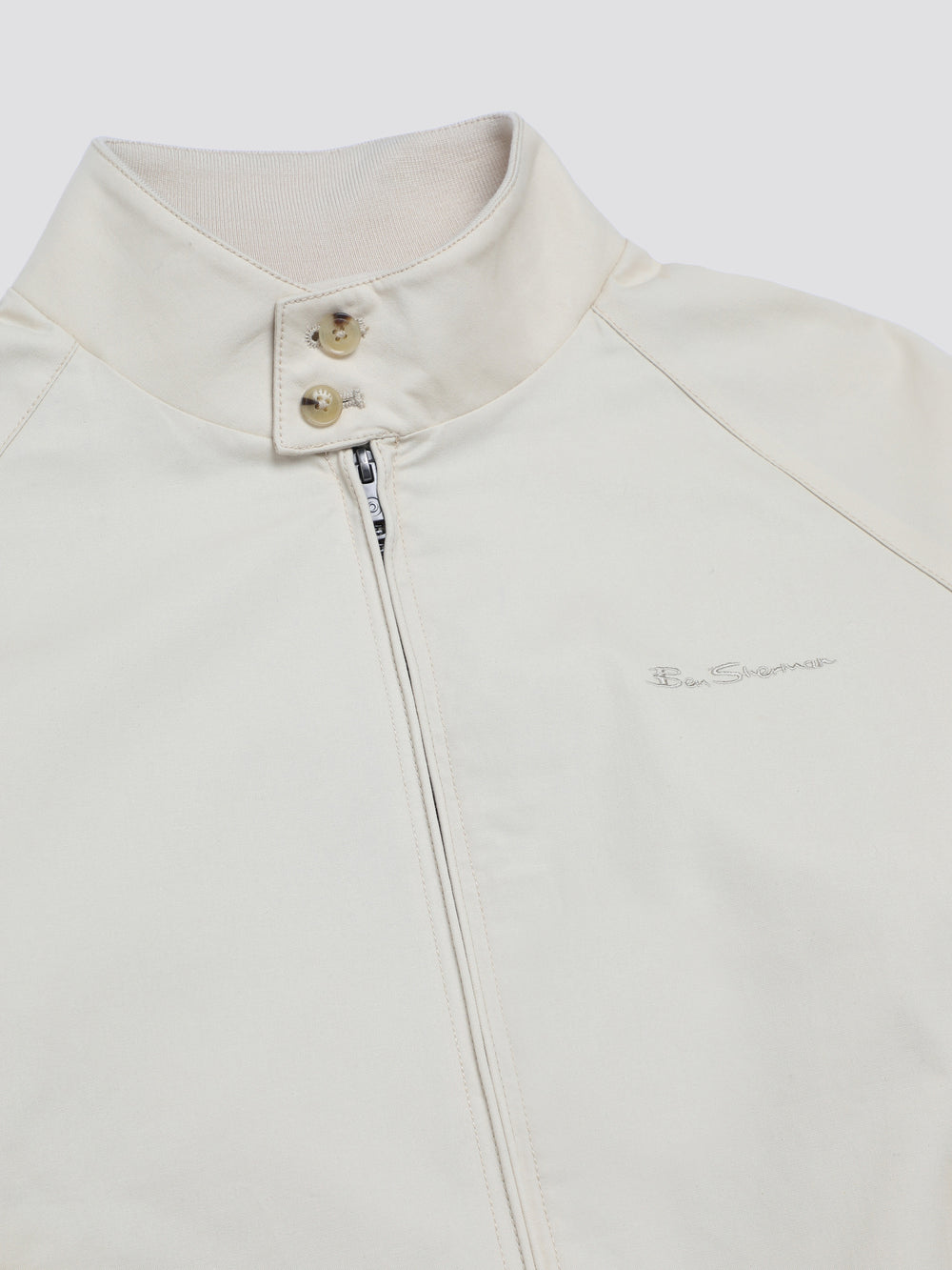 Ben Sherman Signature Harrington Jackets Cream | 256FIRHPO