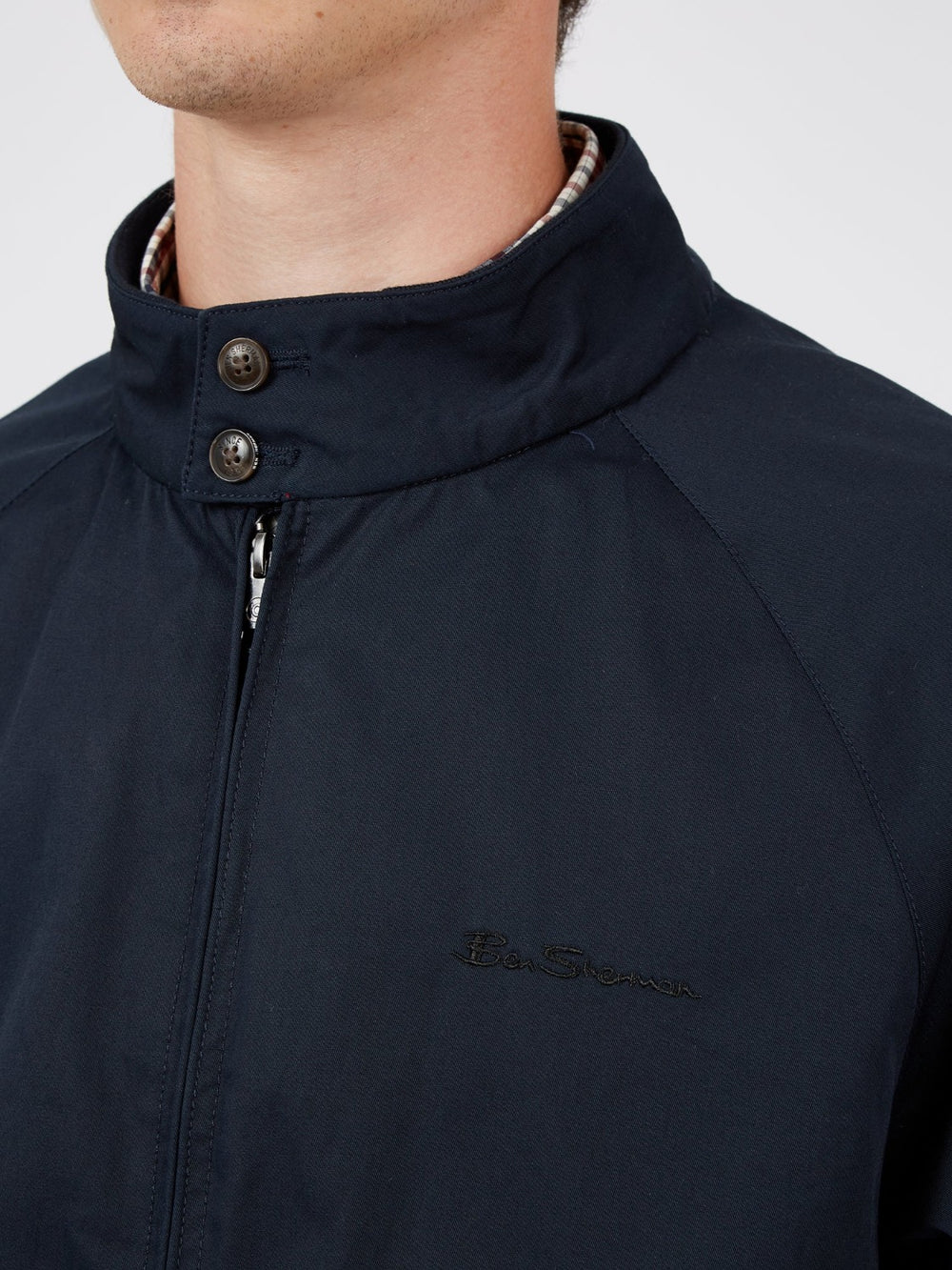 Ben Sherman Signature Harrington Jackets Navy | 530GUSREO