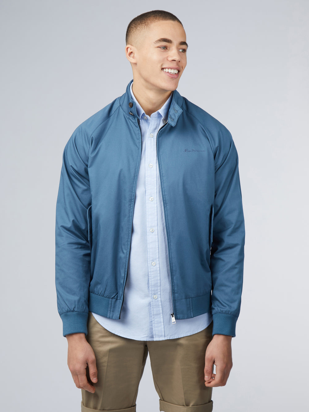 Ben Sherman Signature Harrington Jackets Turquoise | 724GBXIRZ