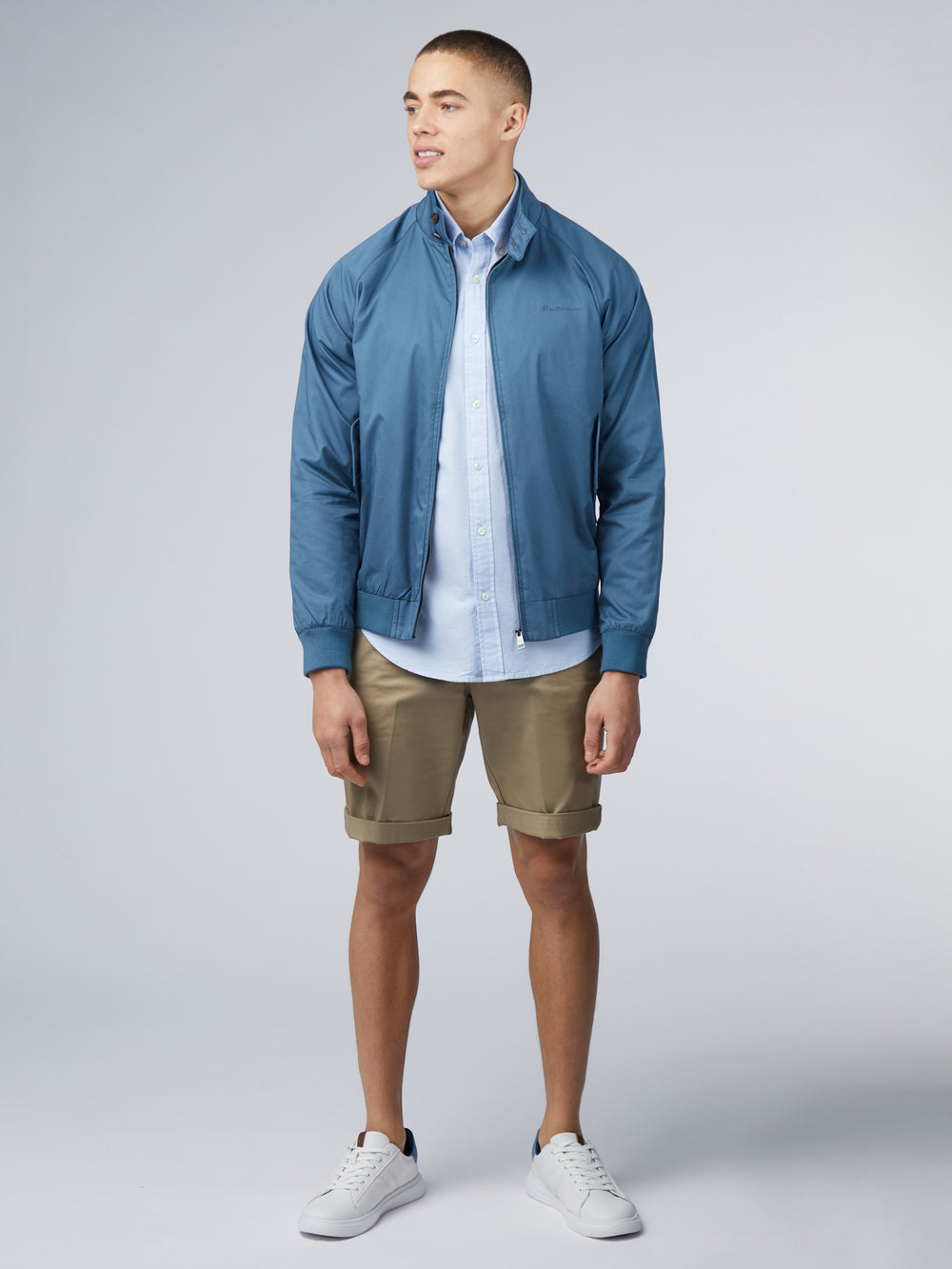 Ben Sherman Signature Harrington Jackets Turquoise | 724GBXIRZ