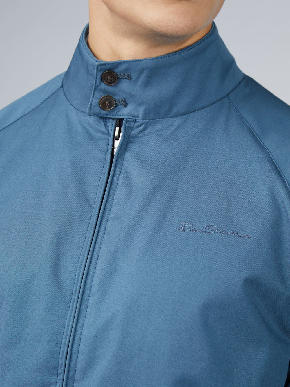 Ben Sherman Signature Harrington Jackets Turquoise | 724GBXIRZ