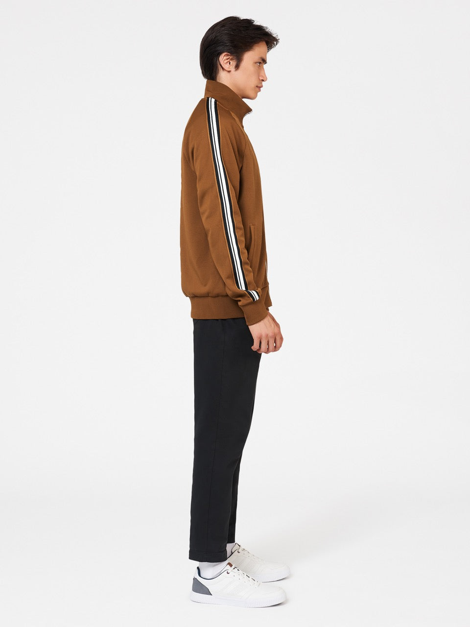 Ben Sherman Signature House Taped Track Jackets Brown | 610BUNSZA