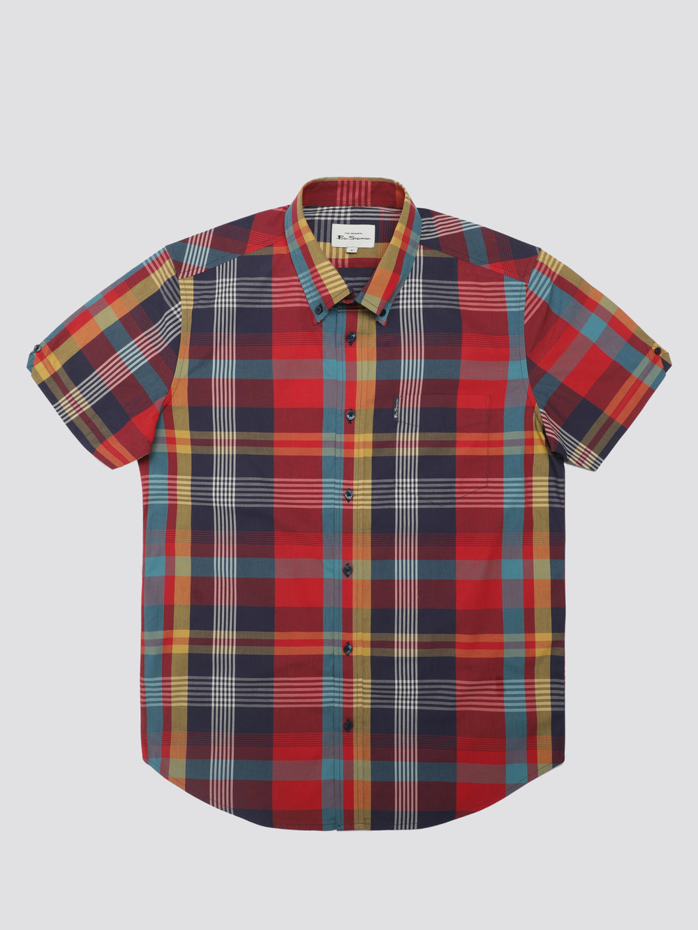 Ben Sherman Signature Large Madras Check Shirts Red | 394YTSIHL