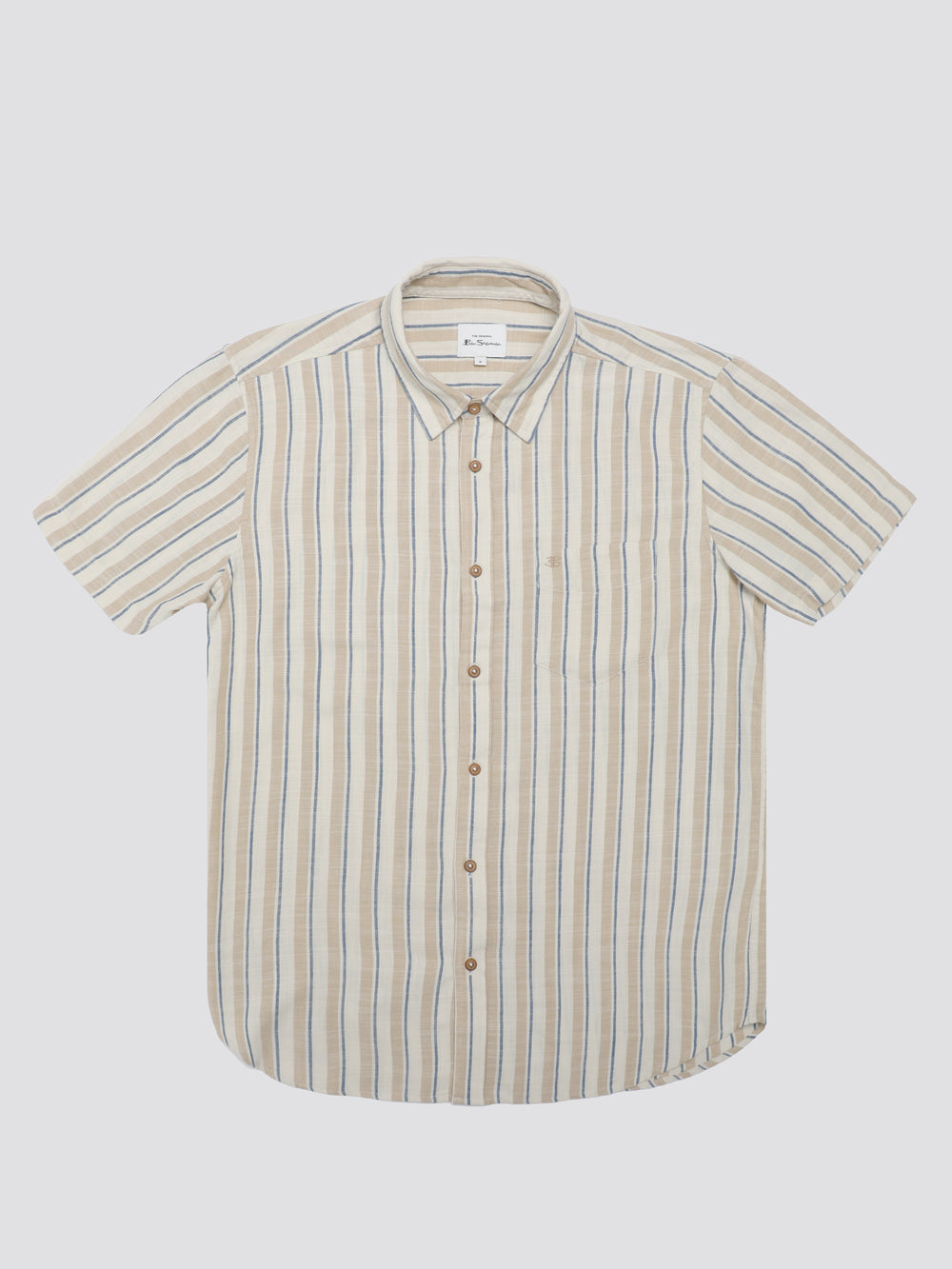 Ben Sherman Signature Mod Stripe Shirts White | 902LKNJIF