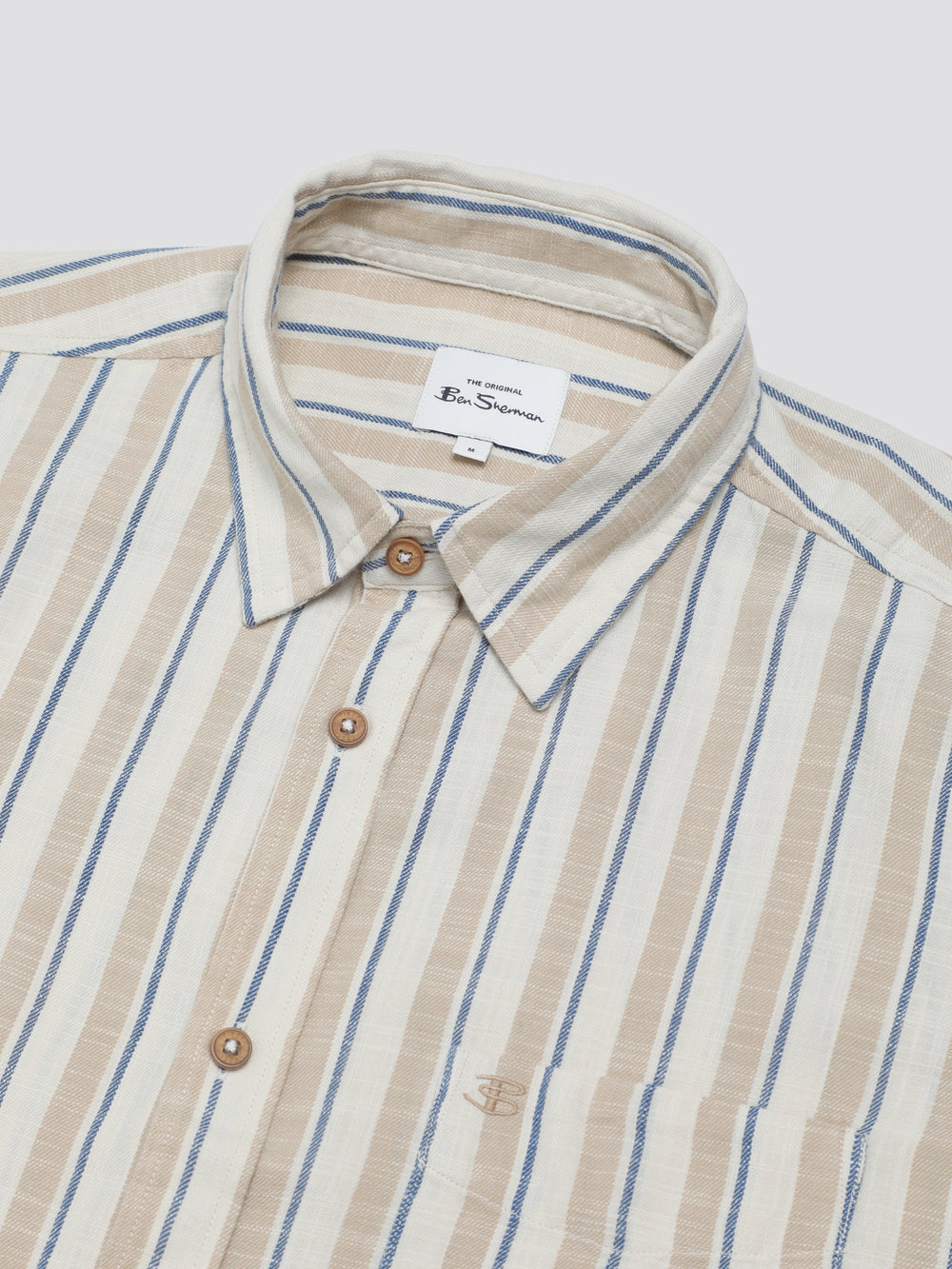 Ben Sherman Signature Mod Stripe Shirts White | 902LKNJIF