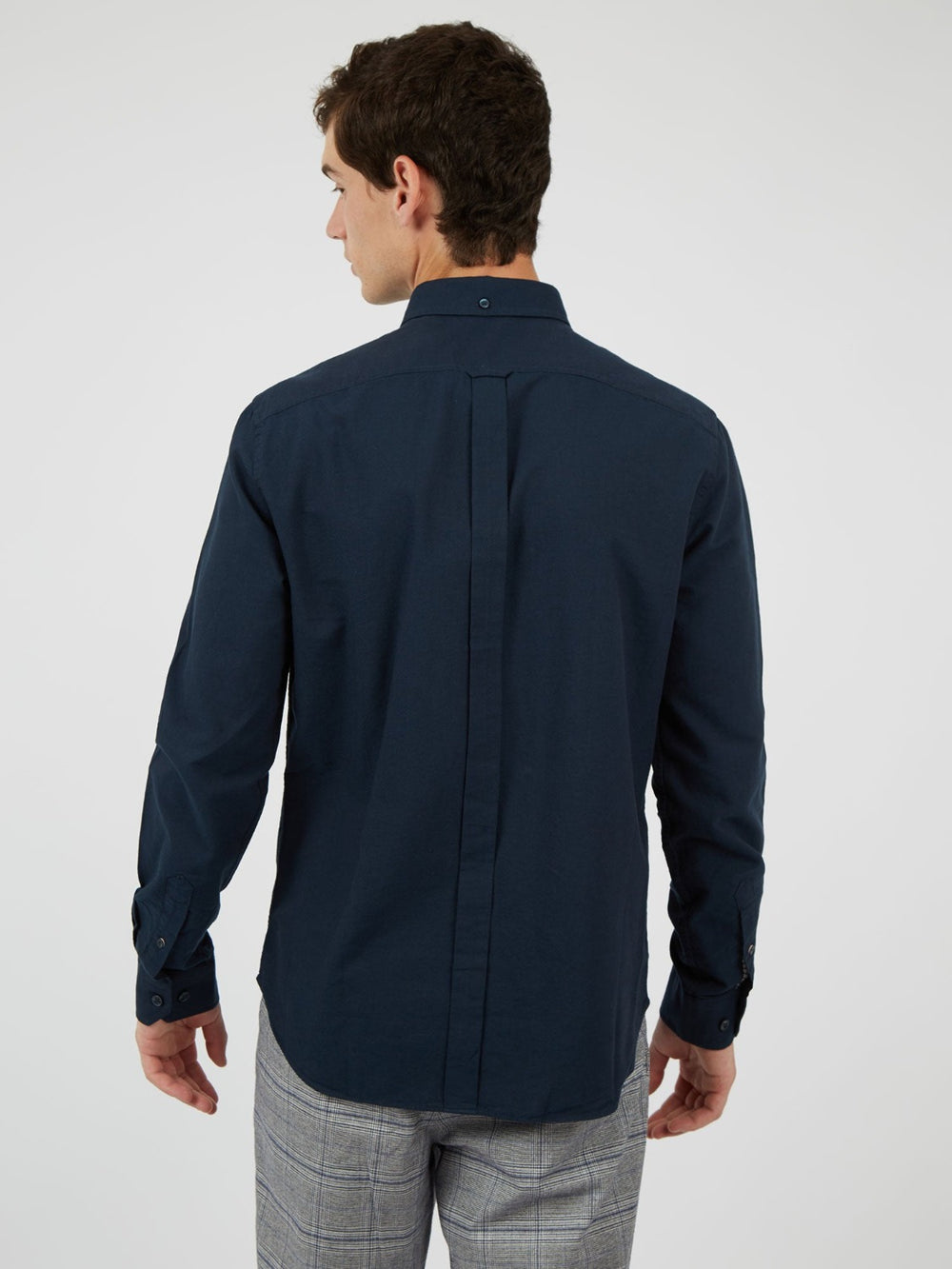 Ben Sherman Signature Organic Oxford Shirts Navy | 549QOUZGR