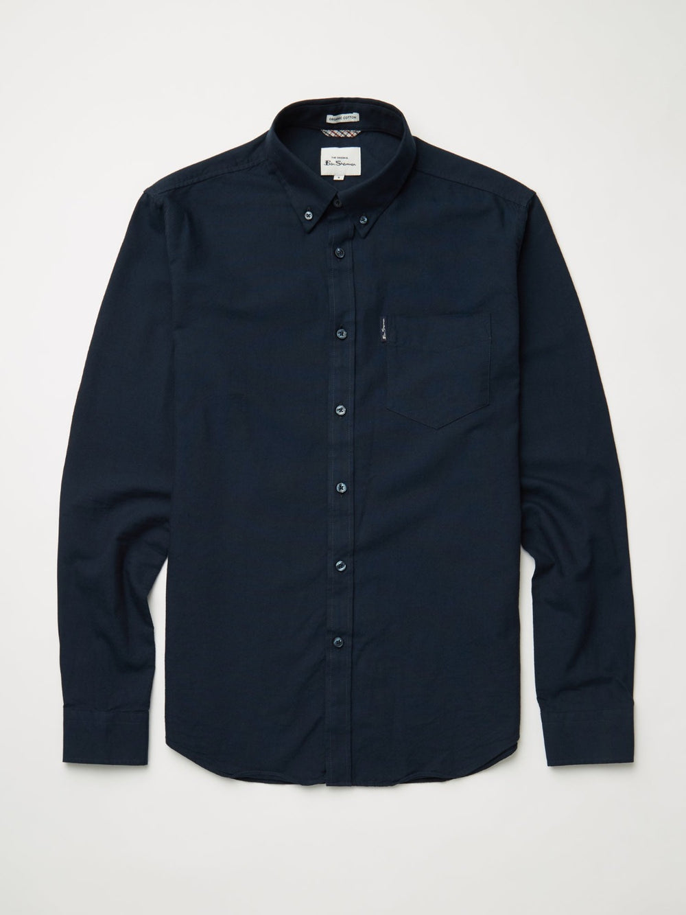 Ben Sherman Signature Organic Oxford Shirts Navy | 549QOUZGR